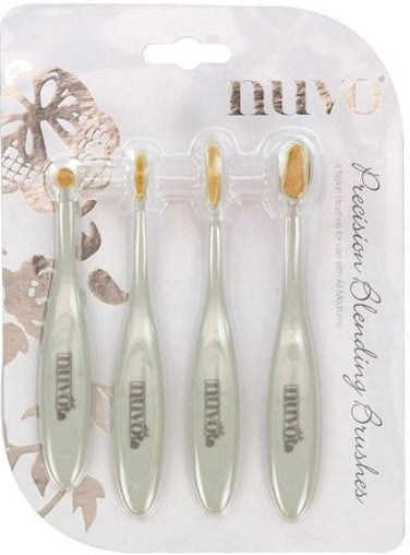 Nuvo Precision Blending-borstels, 4 stuks